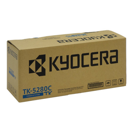 Kyocera TK 5280C - Cián - original - kit de tóner - para ECOSYS M6235c