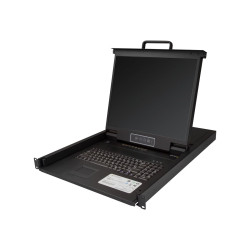 StarTech.com Consola KVM de 8 puertos para Montaje en Rack - Teclado Q