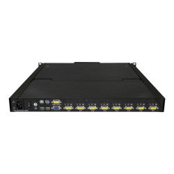 StarTech.com Consola KVM de 8 puertos para Montaje en Rack - Teclado Q