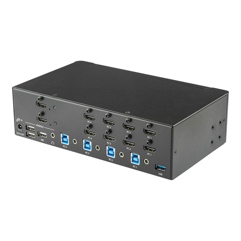 StarTech.com Switch Conmutador KVM de 4 Puertos HDMI - 4K de 30Hz - de