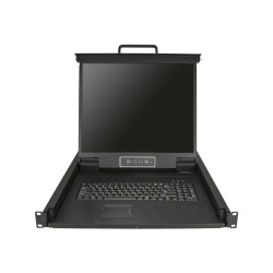 StarTech.com Consola KVM de Montaje en Rack de Servidores - Teclado QW