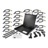StarTech.com Consola KVM de 16 puertos para Montaje en Rack - Teclado