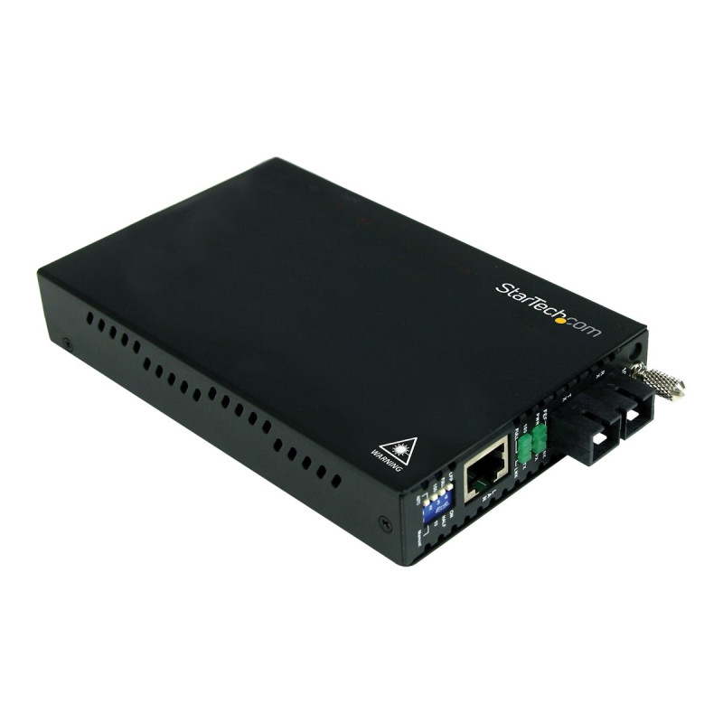 StarTech.com Conversor de Medios Gigabit Ethernet a Fibra Óptica Monom