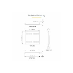 Startech Bandeja Estante Ventilado de 1U para Armario Rack de Servidor
