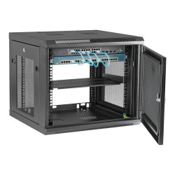 StarTech.com "9U Wall Mount Server Rack Cabinet - 4-Post Adjustable De