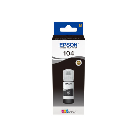 Epson 104 - 65 ml - negro - original - depósito de tinta - para EcoTan
