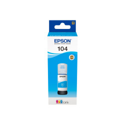 Epson 104 - 65 ml - cián - original - depósito de tinta - para EcoTank