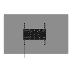 Soporte de pared para pantalla - de alta resistencia - se adapta a pan