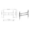 Soporte de pared para pantalla - de alta resistencia - se adapta a pan