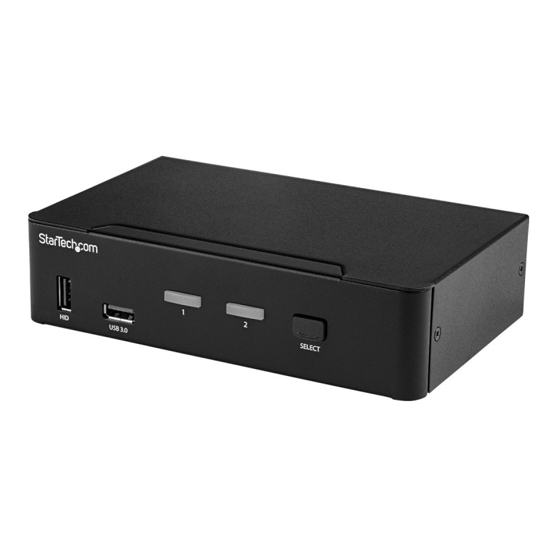 StarTech.com Switch Conmutador KVM DisplayPort de 2 Puertos - 4K 60Hz