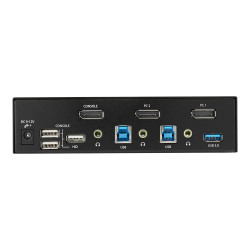 StarTech.com Switch Conmutador KVM DisplayPort de 2 Puertos - 4K 60Hz