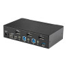 StarTech.com Switch Conmutador KVM DisplayPort de 2 Puertos - 4K 60Hz