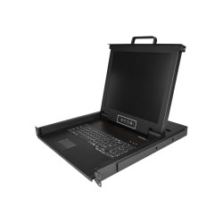 StarTech.com Consola KVM de Montaje en Rack - Teclado QWERTY - KVM par