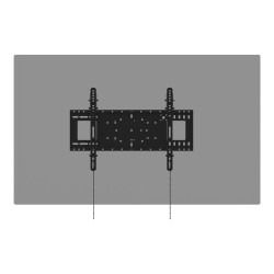 Soporte de pared para pantalla - de alta resistencia - se adapta a pan