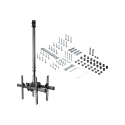 StarTech.com Soporte de Techo para 2 TV - Soporte VESA de Colgar de Al