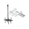 StarTech.com Soporte de Techo para 2 TV - Soporte VESA de Colgar de Al