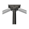StarTech.com Soporte de Techo para 2 TV - Soporte VESA de Colgar de Al