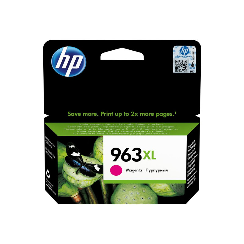 HP 963XL - 23.25 ml - Alto rendimiento - magenta - original - cartucho