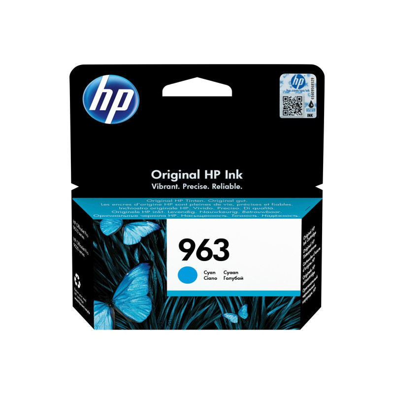 HP 963 - 10.74 ml - cián - original - Officejet - cartucho de tinta -