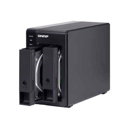 DAS QNAP TR-002/ 2 Bahías 3.5"- 2.5"/ Formato Torre