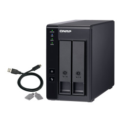 DAS QNAP TR-002/ 2 Bahías 3.5"- 2.5"/ Formato Torre