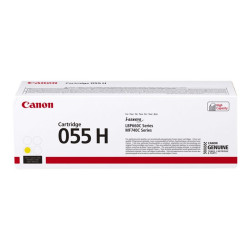 Canon 055 H - Gran capacidad - amarillo - original - cartucho de tóner