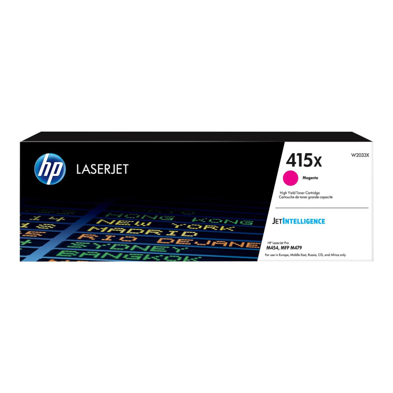HP 415X - Alto rendimiento - magenta - original - LaserJet - cartucho