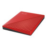 Disco Externo Western Digital My Passport 2TB/ 2.5"/ USB 3.2/ Rojo