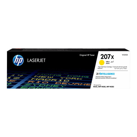 HP 207X - Alto rendimiento - amarillo - original - LaserJet - cartucho