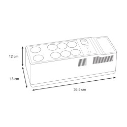 APC Back-UPS BE650G2-FR - UPS - CA 220/230 V - 400 vatios - 650 VA - U