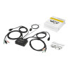 StarTech.com 2 Port HDMI KVM Switch, 4K 60Hz, Compact Dual Port UHD/Ul