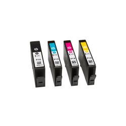 HP 912 - Paquete de 4 - negro, amarillo, cián, magenta - original - ca