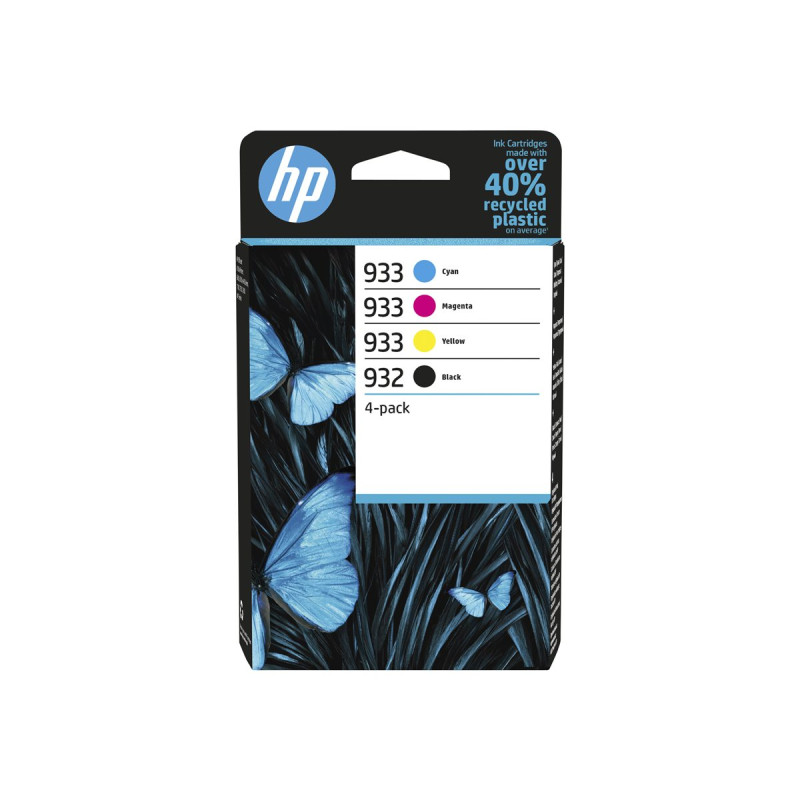HP 932/933 Combo Pack - Paquete de 4 - negro, amarillo, cián, magenta