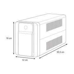 APC Back-UPS 950VA - UPS - CA 230 V - 520 vatios - 950 VA - USB - cone