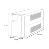 APC Back-UPS 950VA - UPS - CA 230 V - 520 vatios - 950 VA - USB - cone