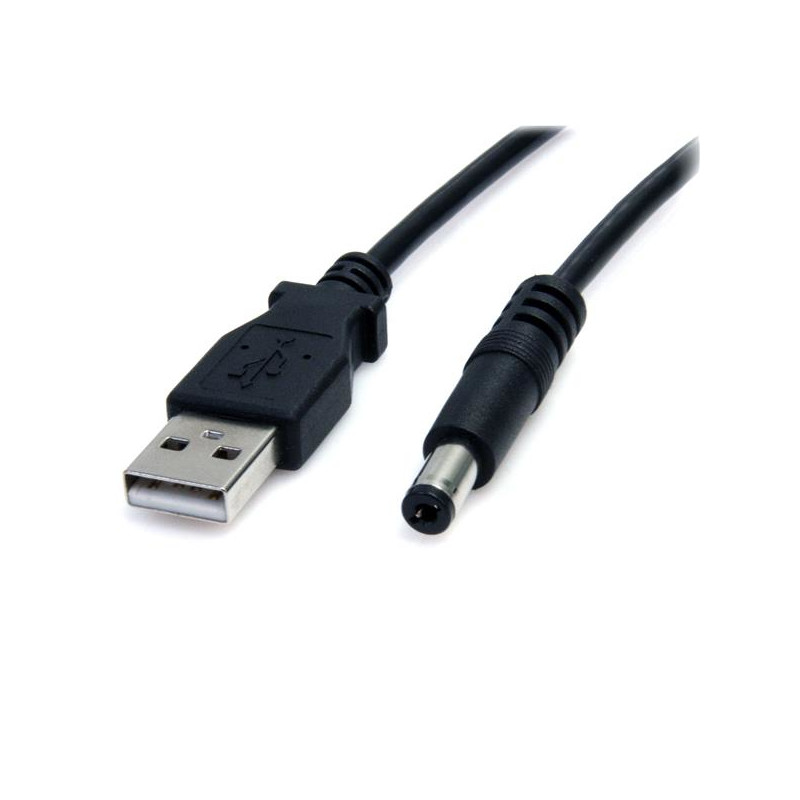 3ft USB to Type M Barrel DC Power Cable