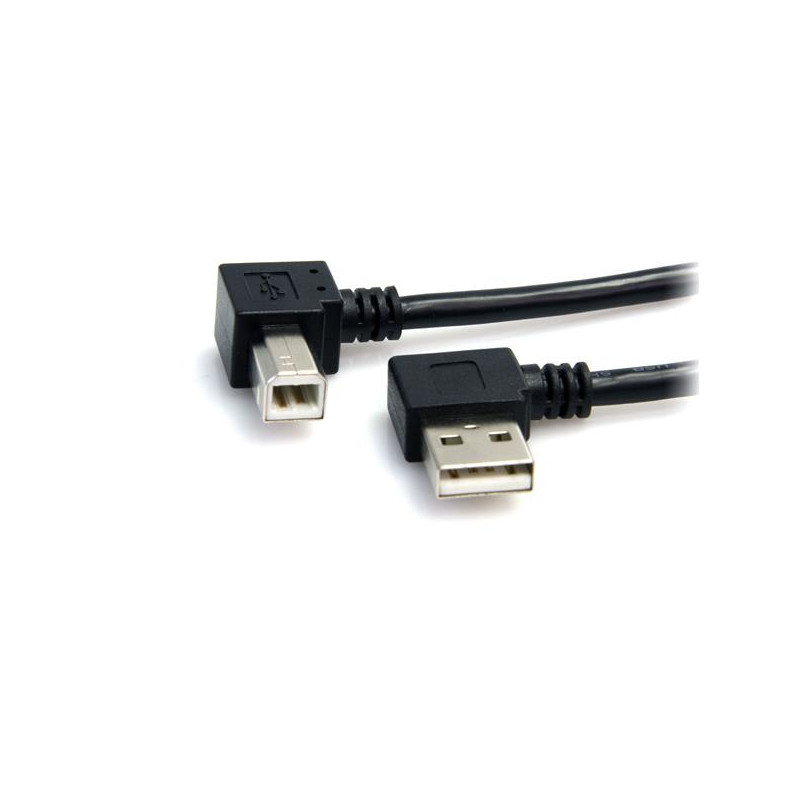 3 ft USB A to B Right Angle USB Cable