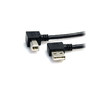 3 ft USB A to B Right Angle USB Cable