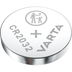 CR2032, Lithium, 3V, 230 mAh