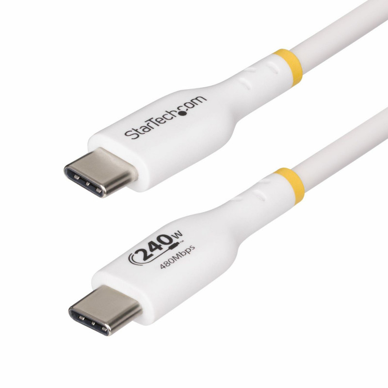 2M White Usb-C Charging