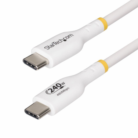 2M White Usb-C Charging
