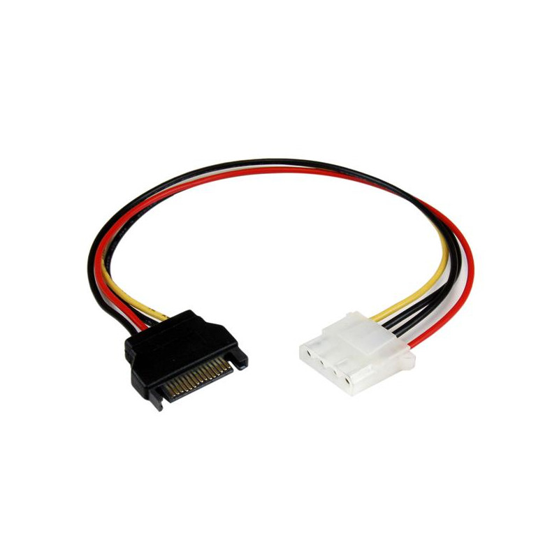 12in SATA to LP4 Power Cable Adapter F/M