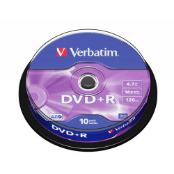DVD+R 16X 4.7GB Branded