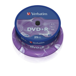 DVD+R 16X 4.7GB Branded