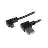 1m 3 ft Right Angle Micro-USB Cable