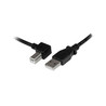 1m USB 2.0 A to Left Angle B Cable M/M