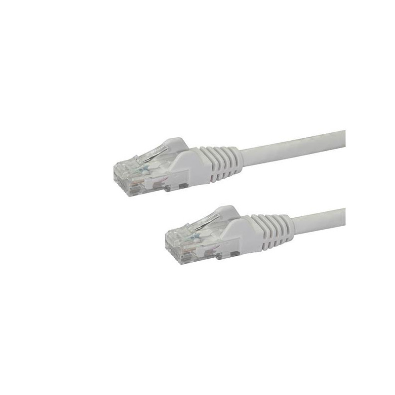 1m White Snagless UTP Cat6 Patch Cable