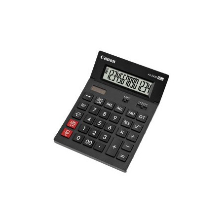 Canon AS-2400 - Calculadora de sobremesa - 14 dígitos - panel solar, b