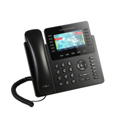 Ip Phone Black 12 Lines Lcd