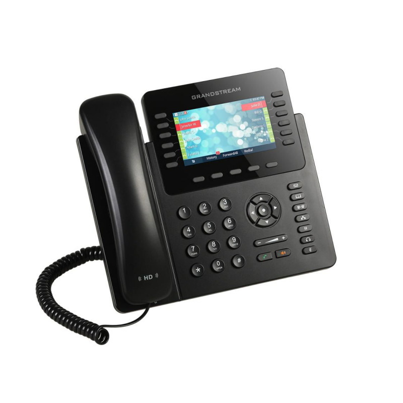 Ip Phone Black 12 Lines Lcd